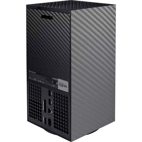 Black Carbon Fiber Specialty Texture Material XBox Series X Digital Edition Console Skin